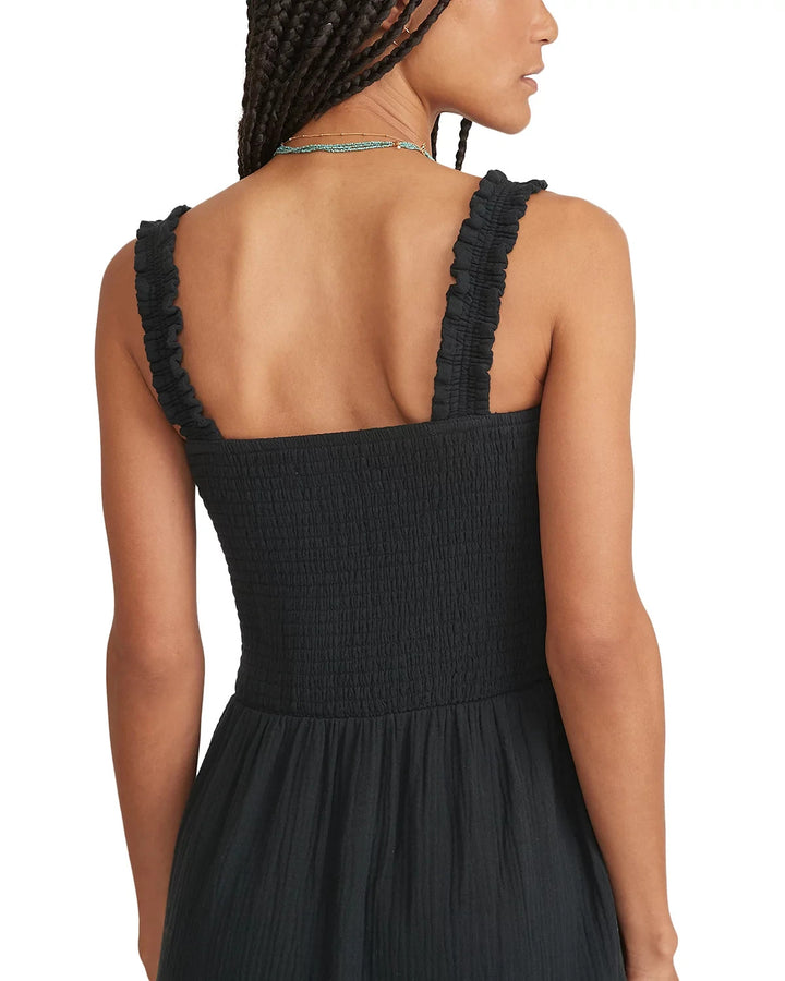 Marine Layer Selene Smocked Maxi Dress MSRP $128