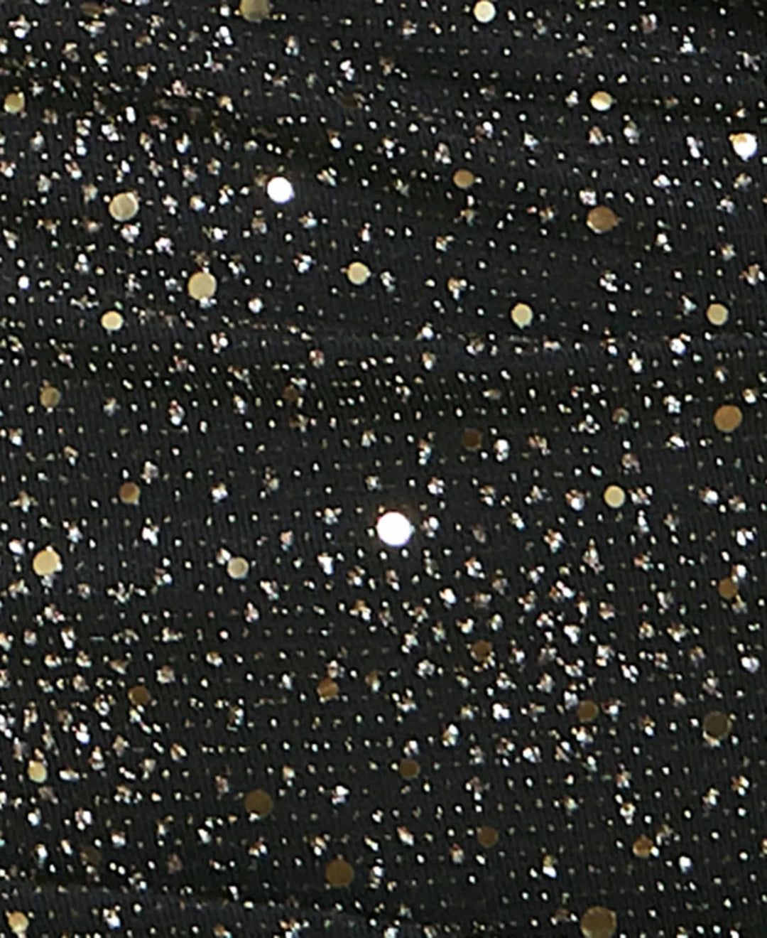 Alex & Sophia Glitter Side-Shirred V-Neck Top MSRP $59