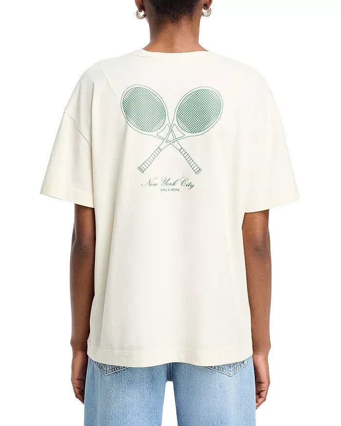 rag & bone Racquet Ball Boyfriend Tee MSRP $118