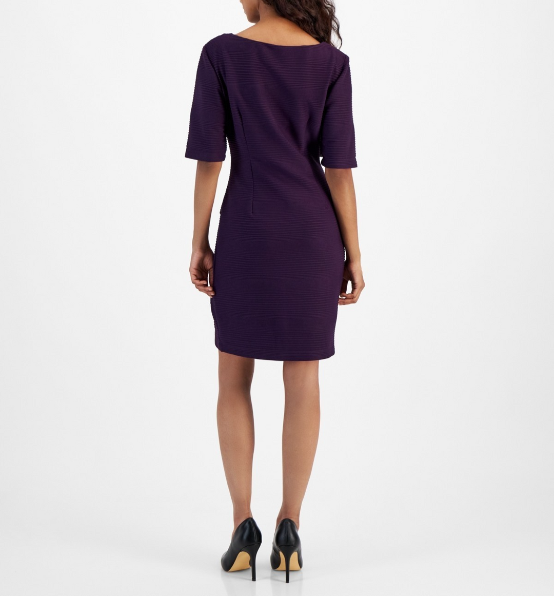 Connected Petite Textured Sheath Dress MSRP $69
