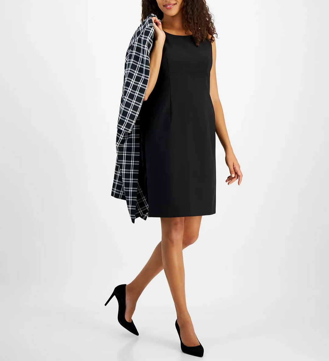 Le Suit 3/4-Sleeve Topper Jacket & Sheath Dress Suit MSRP $300