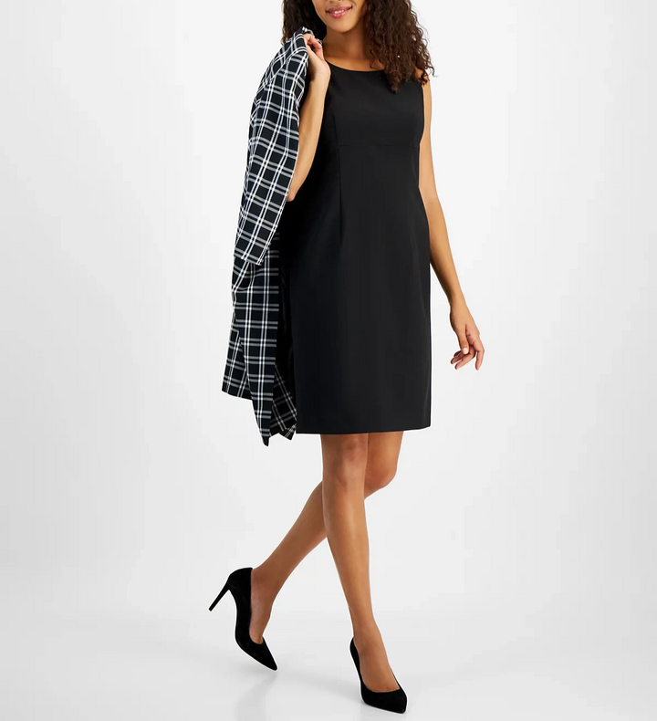Le Suit 3/4-Sleeve Topper Jacket & Sheath Dress Suit MSRP $300