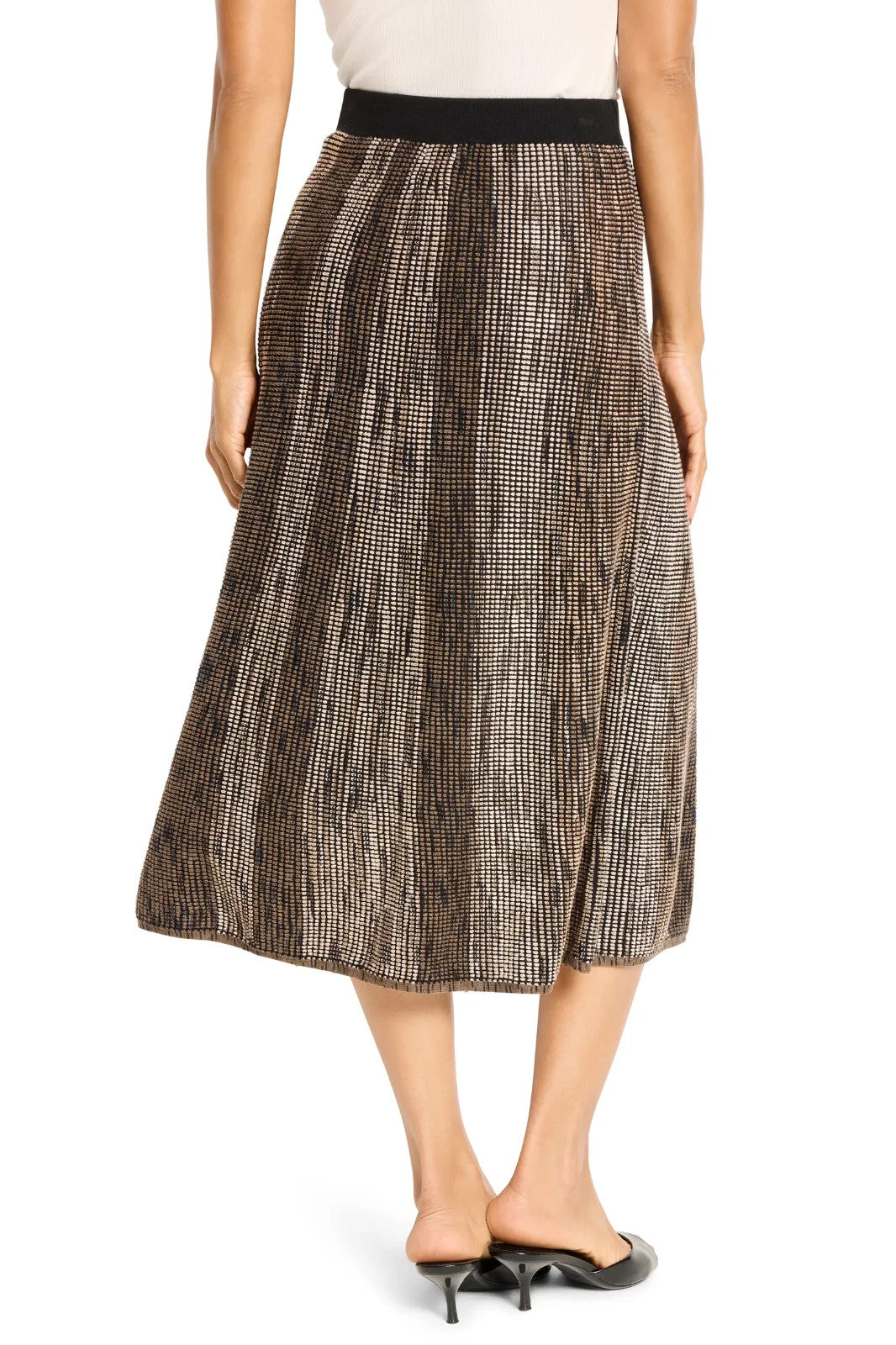 Nic+Zoe Ombre Pixel Knit Skirt MSRP $168
