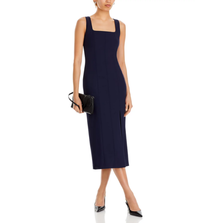 BOSS Dineza Sleeveless Midi Dress MSRP $495