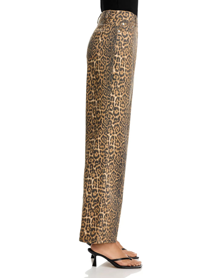 Lucy Paris Cheetah Five Pocket Jeans MSRP $99