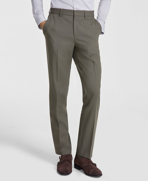 HUGO by Hugo Boss Men's Modern-Fit Solid Suit Separate Pants MSRP $198