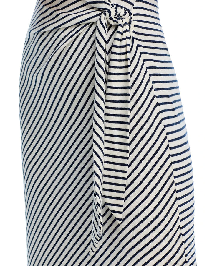 Rails Selah Striped Front Tie Midi Dress MSRP $168