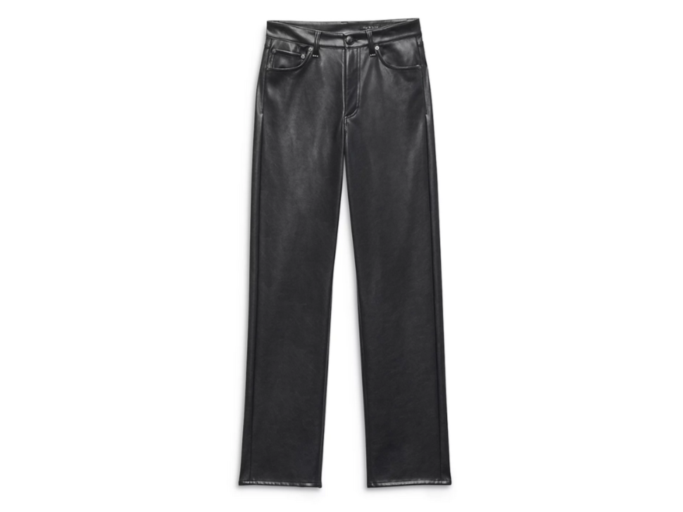 rag & bone Harlow Faux Leather Pants MSRP $328
