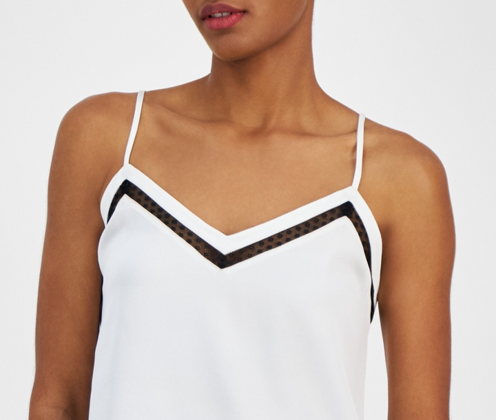 BOSS Orange Women's Lace-Inset V-Neck Camisole MSRP $88
