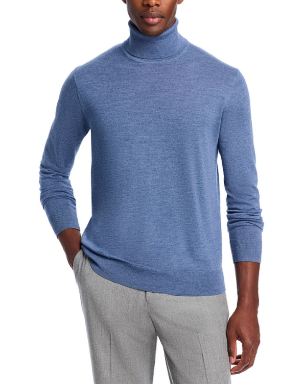 The Men Store Zegna Baruffa Merino Wool Turtleneck MSRP $168