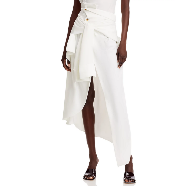 A.W.A.K.E. MODE Deconstructed Sleeve Belt Skirt MSRP $650