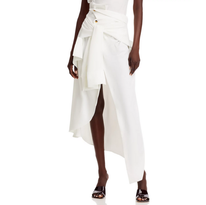 A.W.A.K.E. MODE Deconstructed Sleeve Belt Skirt MSRP $650