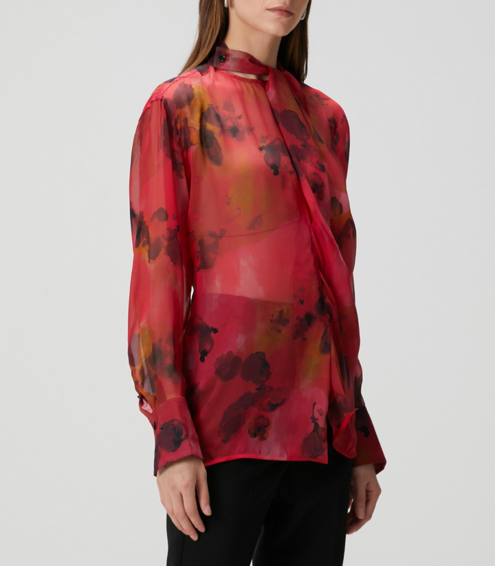 VICTORIA BECKHAM Long Sleeve Tailored Fit Blouse MSRP $950