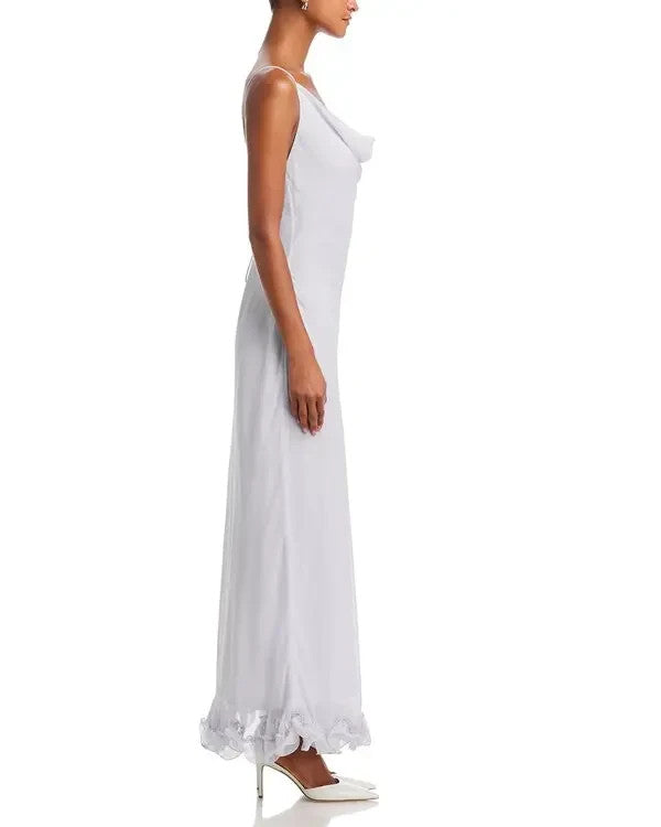 ROTATE Chiffon Slip Dress MSRP $310
