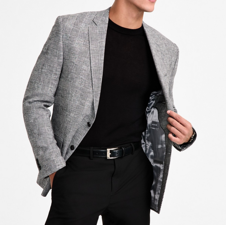 Michael Kors Men's Classic-Fit Linen-Blend Sport Coat MSRP $295