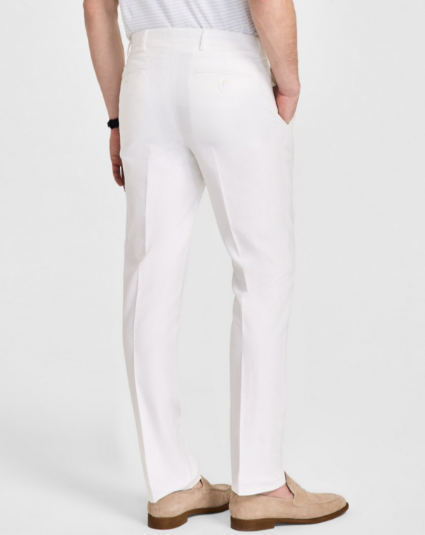 Tommy Hilfiger Modern-Fit Linen Blend Pants MSRP $125