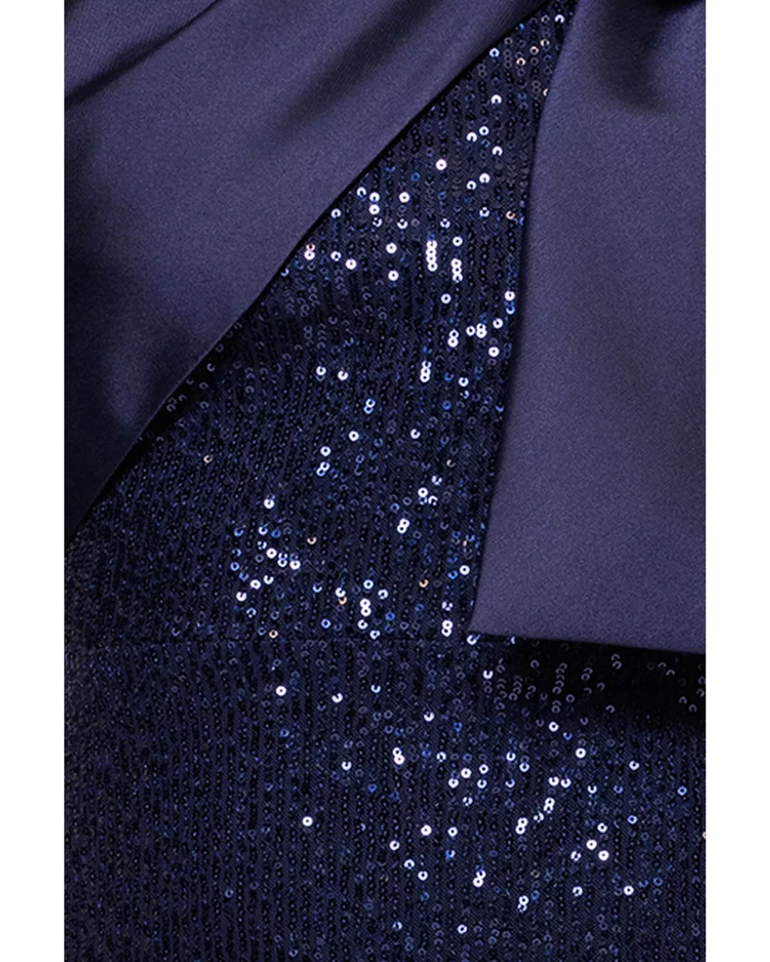 AQUA Long Sequinned Bow Dress MSRP $288