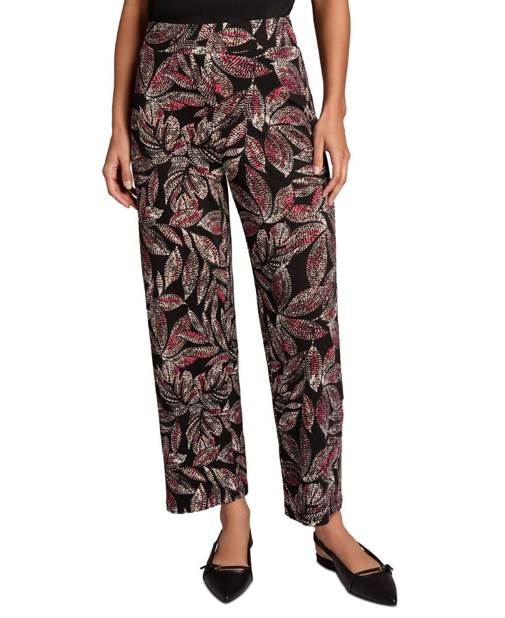Jones New York Petite Printed Wide-Leg Pull-On Pants MSRP $79