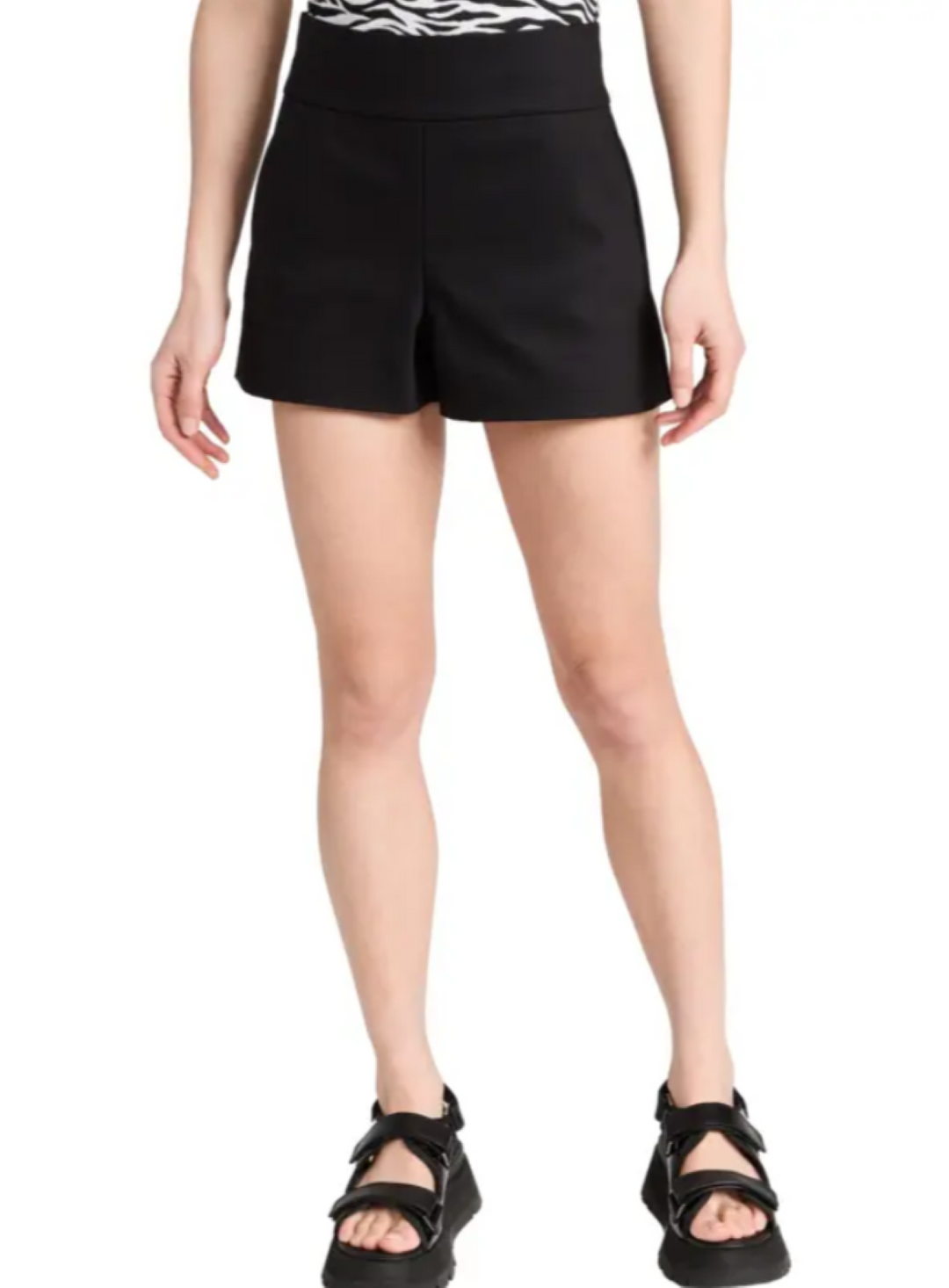Alice + Olivia Donald High Waist Shorts MSRP $265