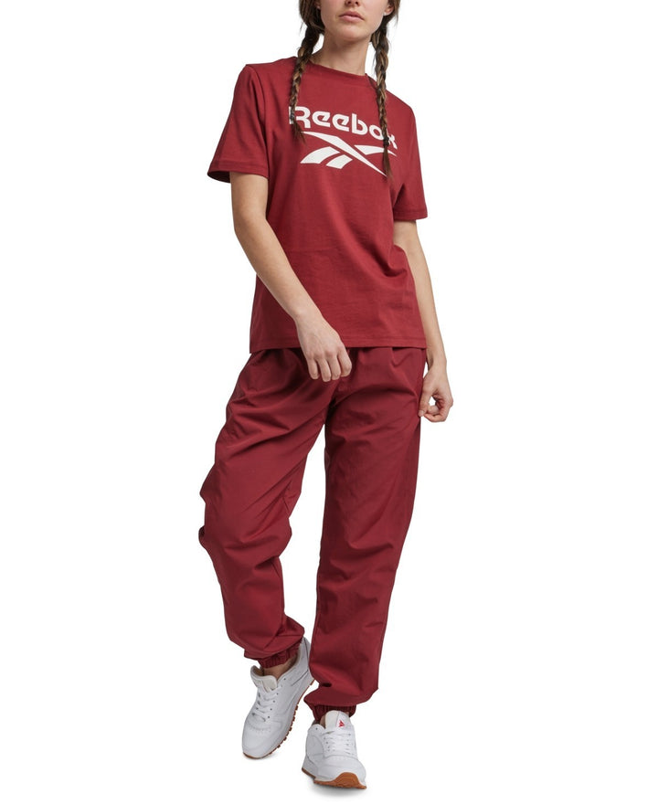 Reebok Women's Identity Cotton Big Logo T-Shirt MSRP $25