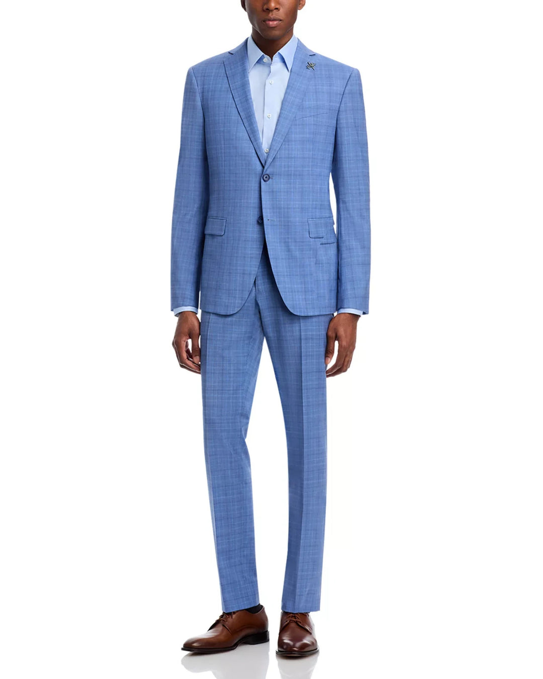 John Varvatos Star USA Plaid Slim Fit Suit Jacket MSRP $598