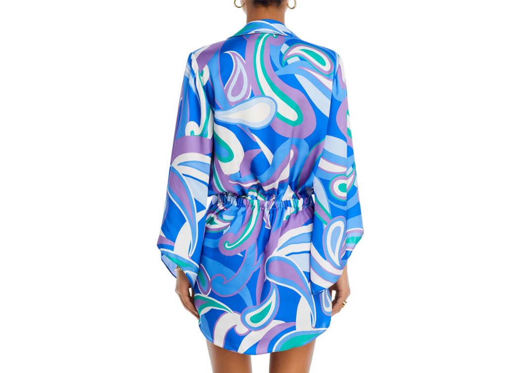 Ramy Brook Retro Printed Penny Dress MSRP $485 Size XL # 10B 2653 New