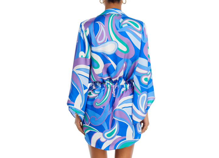 Ramy Brook Retro Printed Penny Dress MSRP $485 Size XL # 10B 2653 New