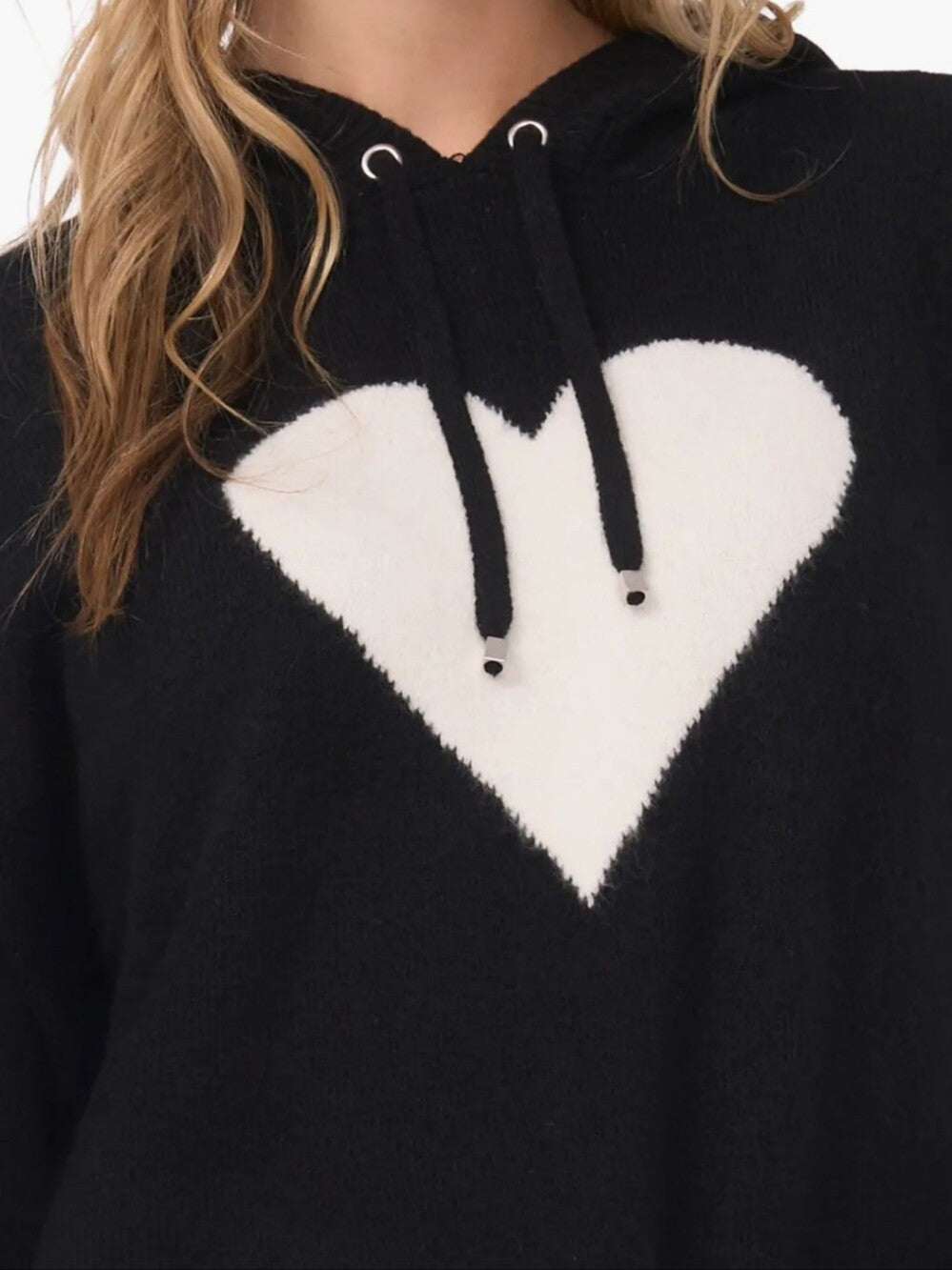 Vince Camuto Heart Motif Hoodie MSRP $79