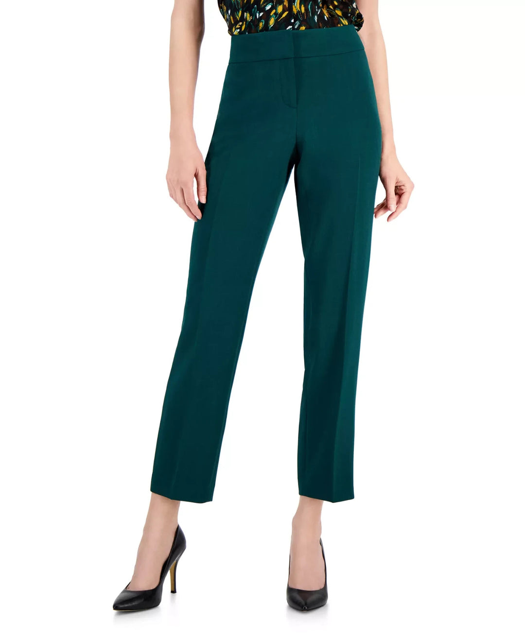 Kasper Women's Stretch-Crepe Straight-Leg Pants MSRP $79