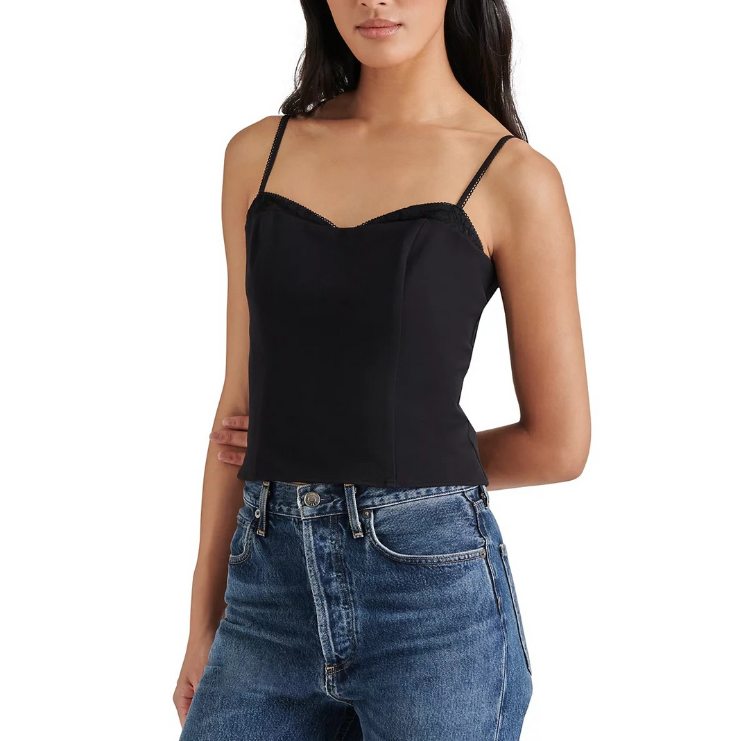 Steve Madden Women's Cooper Corset Top MSRP $69