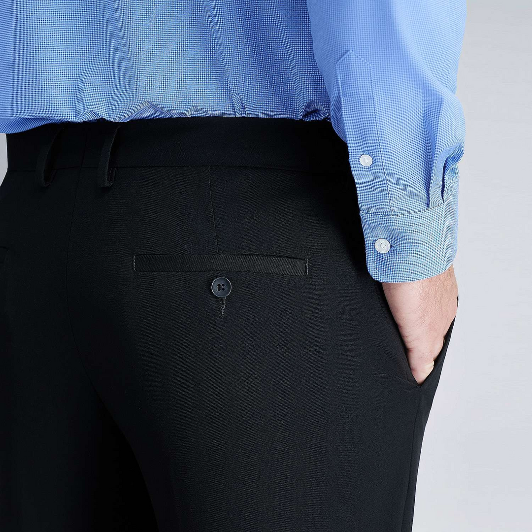 Men's Haggar® Premium Classic-Fit Flat-Front Stretch Suit Pants MSRP $100