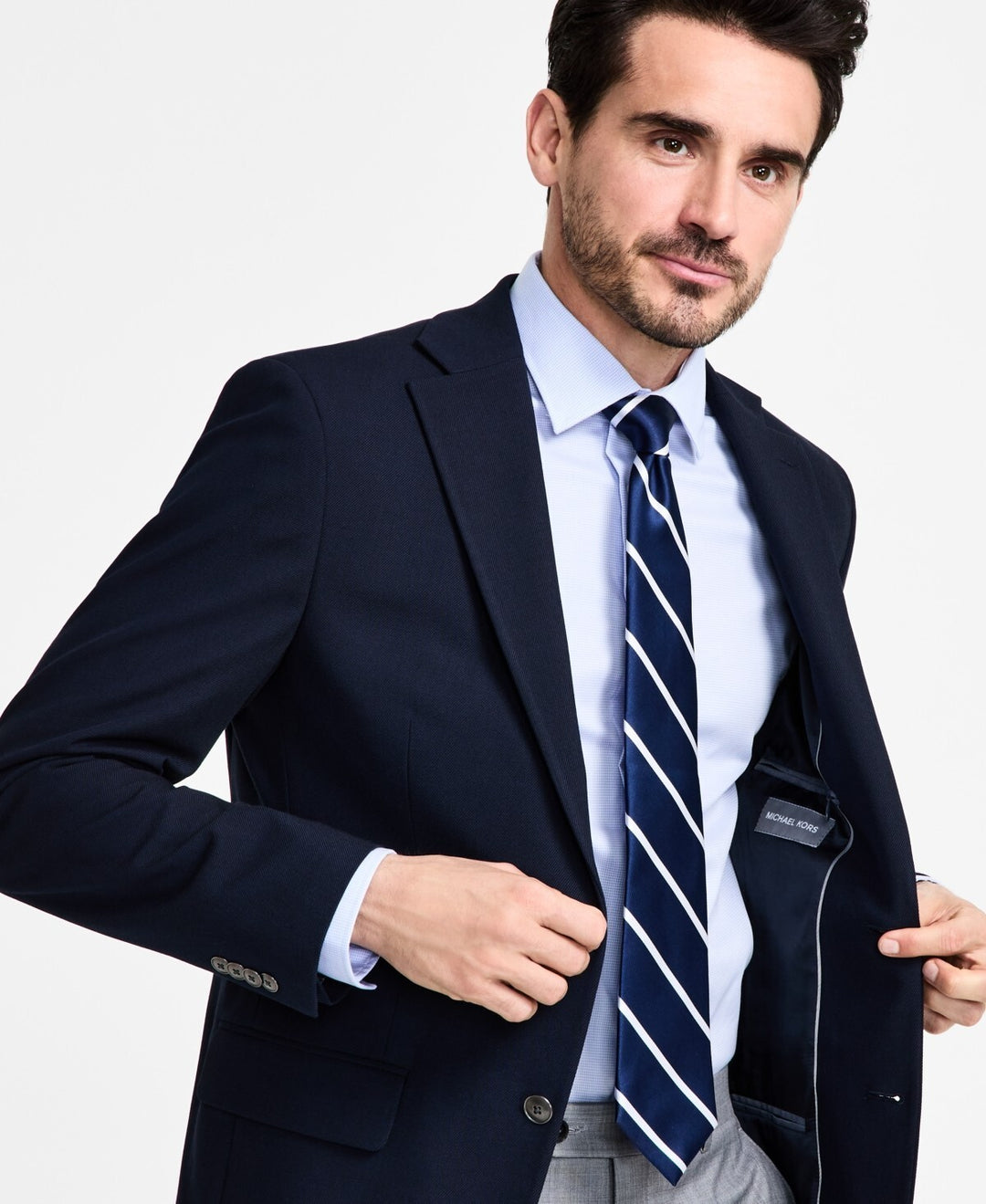 Michael Kors Men's Classic-Fit Twill Blazer MSRP $295