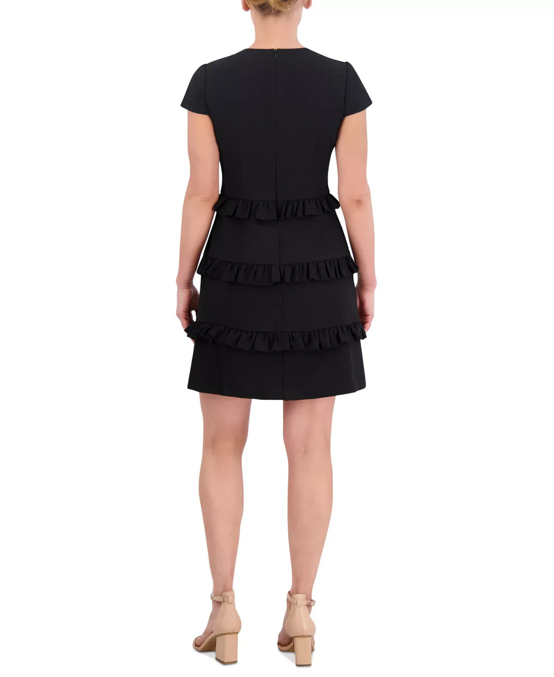 Eliza J Women's Ruffle-Tiered A-Line Dress MSRP $118