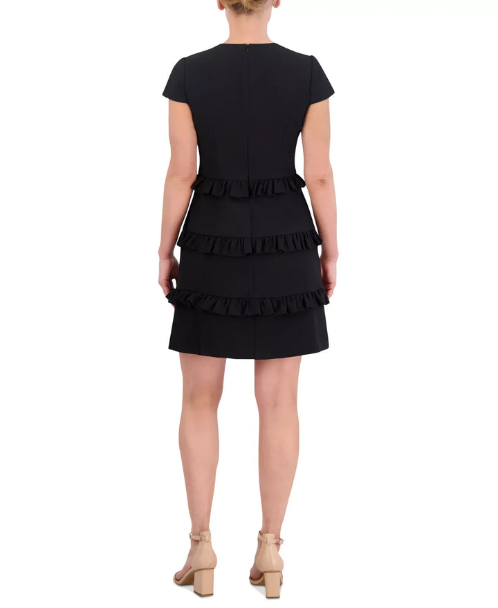 Eliza J Women's Ruffle-Tiered A-Line Dress MSRP $118