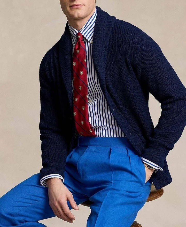 Polo Ralph Lauren Shawl-Collar Cardigan Sweater MSRP $298