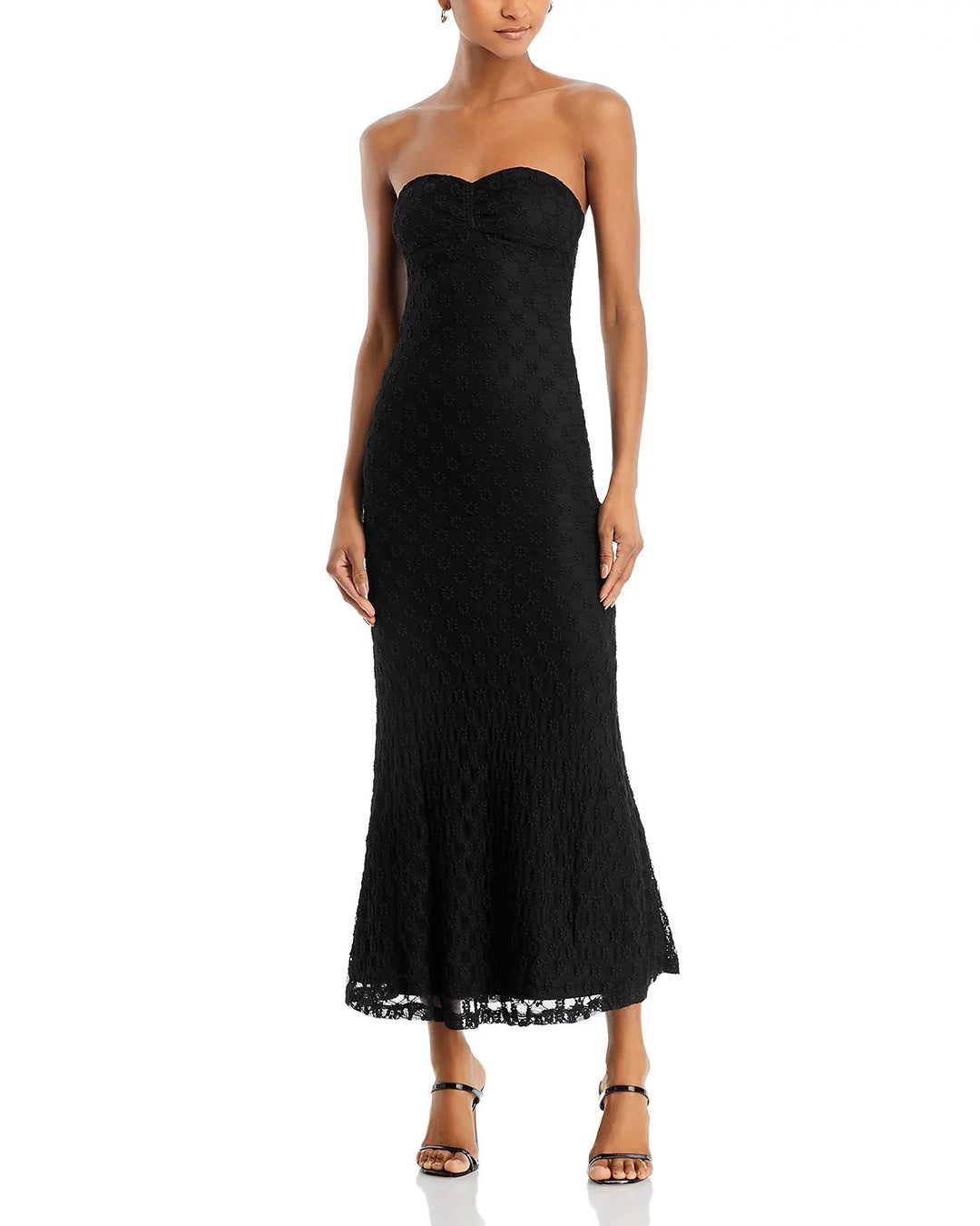 Bardot Adoni Strapless Midi Dress MSRP $119