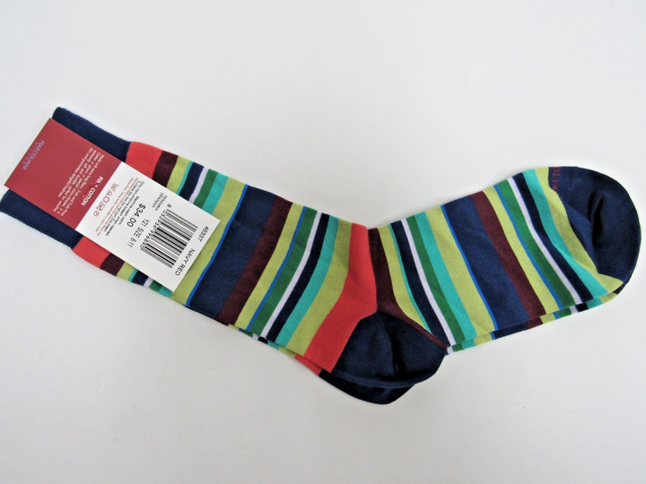 Marcoliani Rainbow Stripe Crew Socks MSRP $34