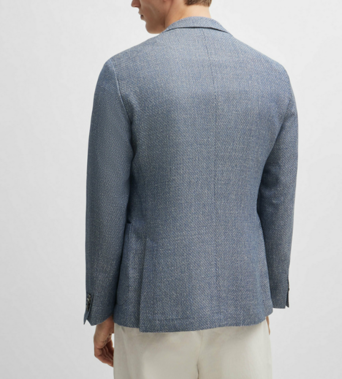 BOSS Hanry Melange Unstructured Slim Fit Casual Sport Coat MSRP $645