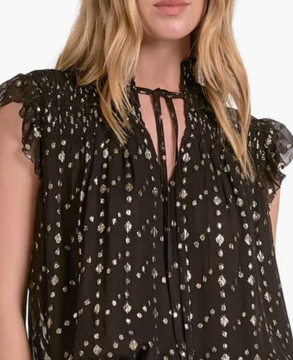 Elan Metallic Clip Dot Top MSRP $99
