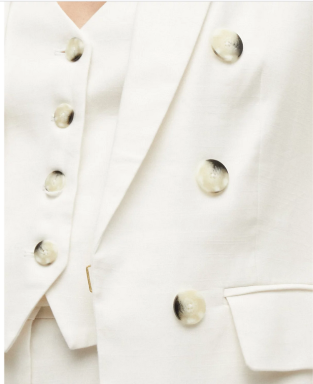 Veronica Beard Bexley Dickey Double Breasted Jacket MSRP $698