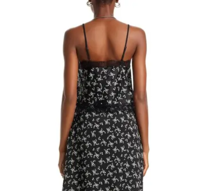 Lucy Paris Donna Lace Trim Camisole MSRP $58