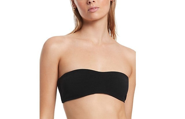 JETS Isla Rib Bandeau Bikini Top MSRP $111