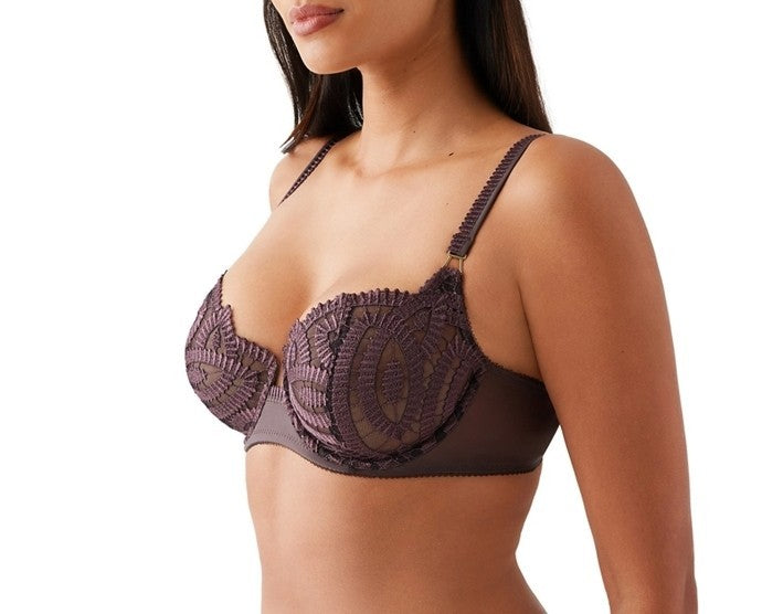 Wacoal Women's After Dark Embroidered Balconette Bra MSRP $92