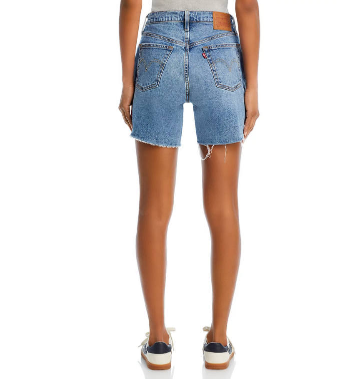 Levi's 501 Mid Thigh Denim Shorts MSRP $69