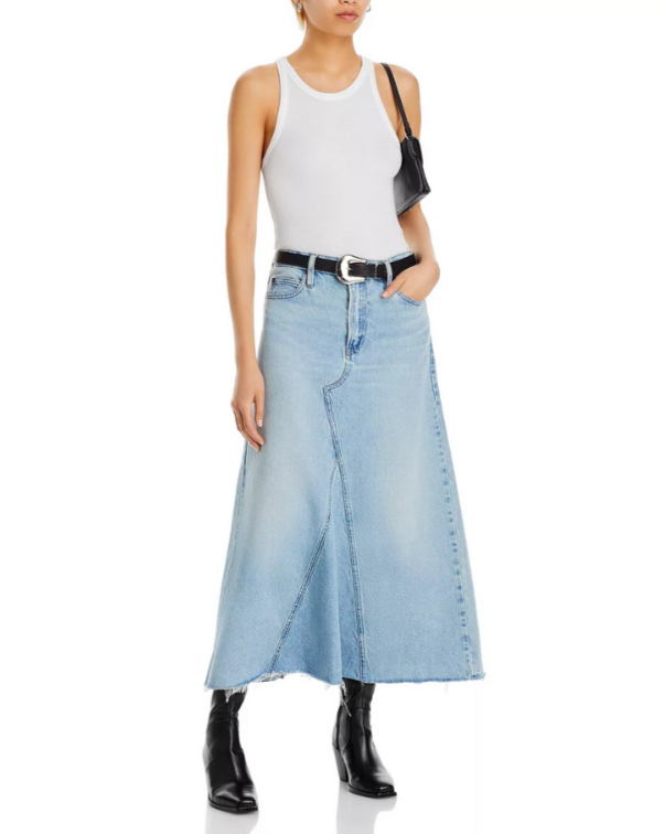 FRAME The Dorothy Denim Skirt MSRP $268