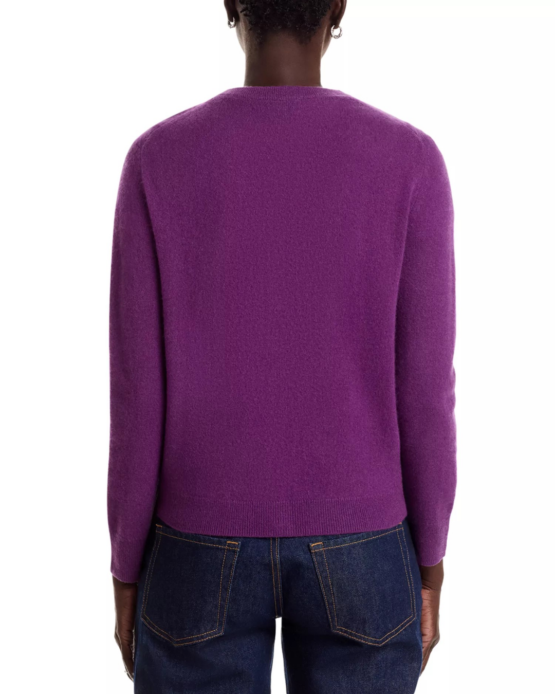 C by Bloomingdale's Crewneck Cashmere Cardigan MSRP $178
