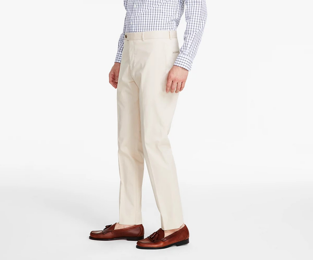 B By Brooks Brothers Men's Classic-Fit Stretch Suit Separates Pant MSRP $190
