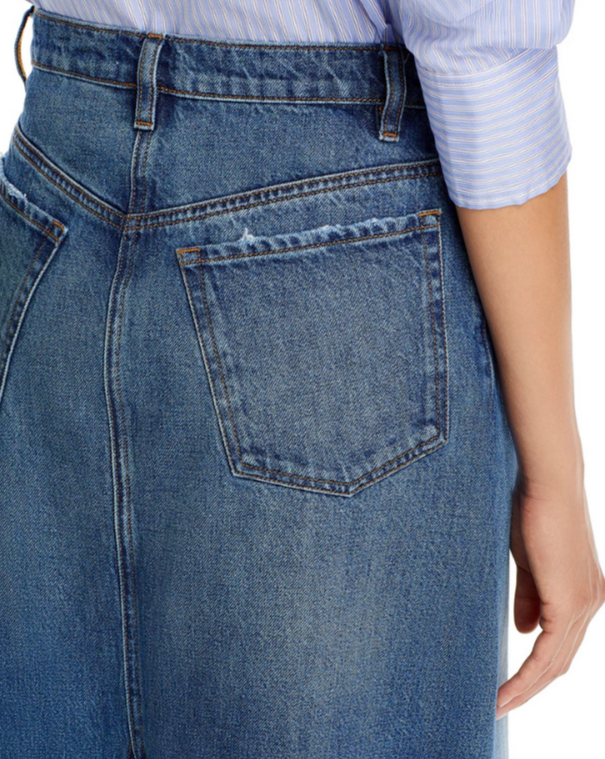 FRAME The Dorothy Denim Skirt MSRP $268
