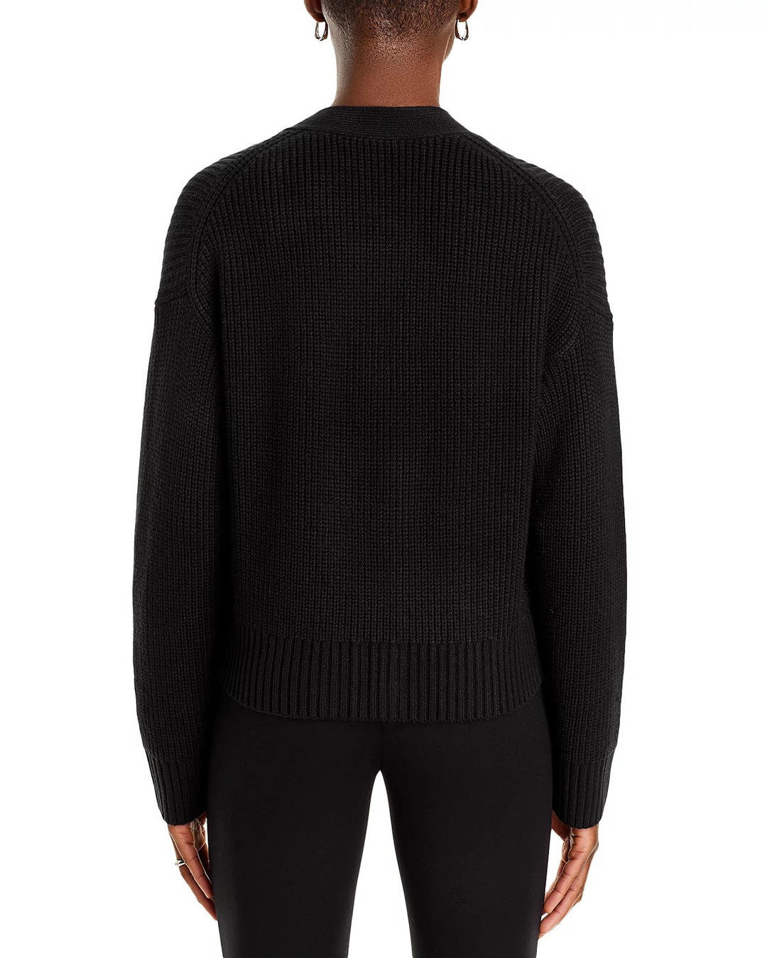 French Connection Women's Babysoft Sparkly Bow Cardigan MSRP $118