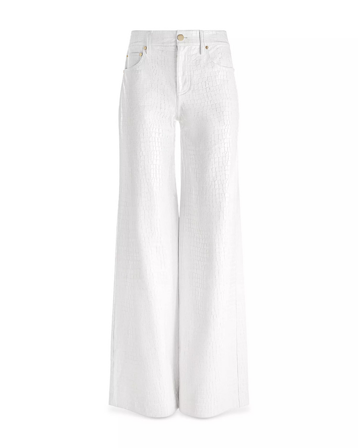 Alice and Olivia Trish Baggy Faux Leather Pants MSRP $395